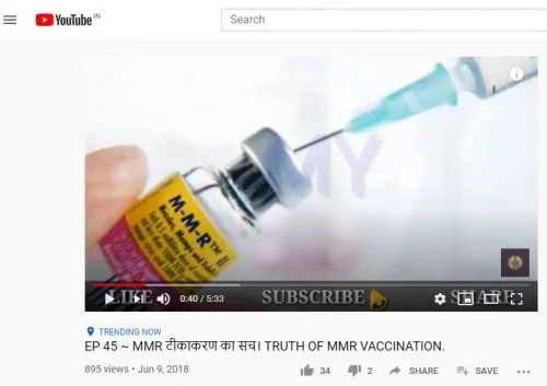Battling vaccine misinformation: MMR vaccine has no association with Autism