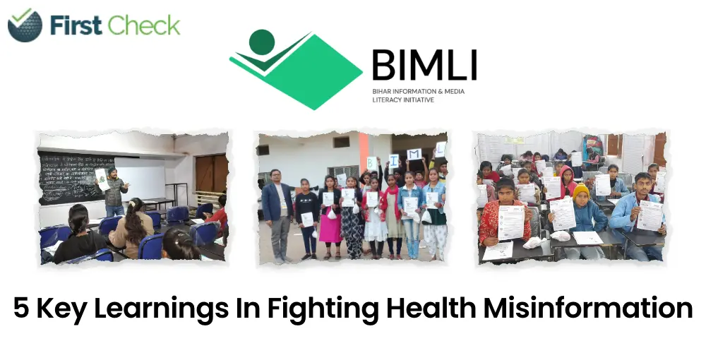 BIMLI: 5 key learnings in fighting health misinformation