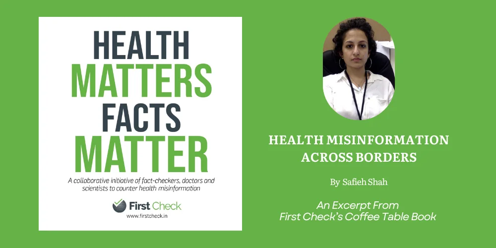 Health Misinformation Across Borders – An Excerpt From First Check’s Coffee Table Book