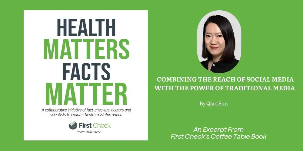 Combining the reach of social media with the power of traditional media – An excerpt from First Check’s Coffee Table Book