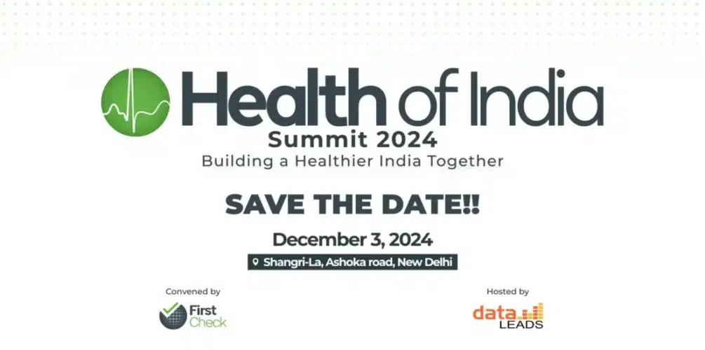 SAVE THE DATE: The Health of India Summit is back!