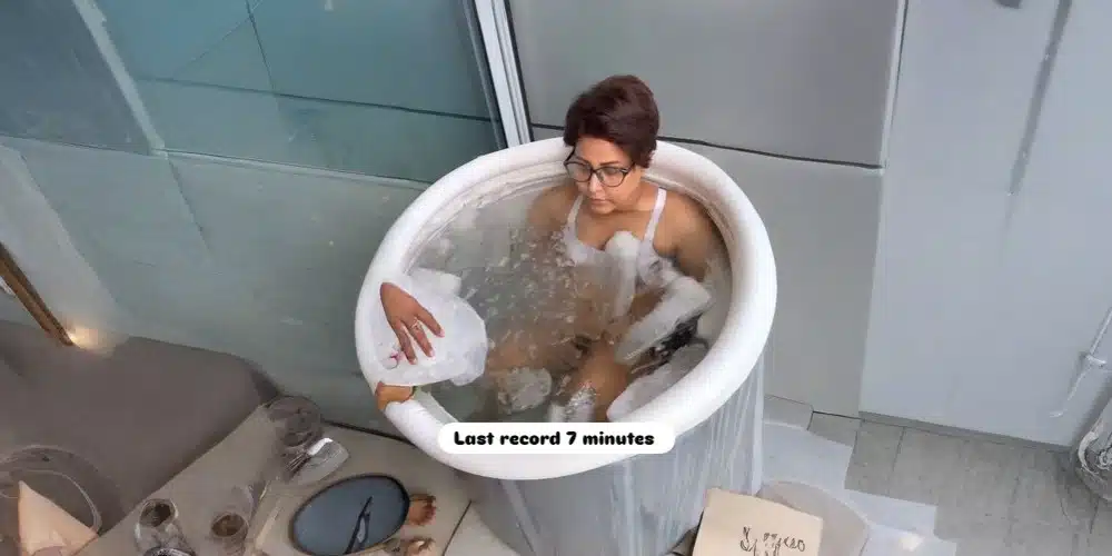 Hina Khan braves ice bath during cancer recovery, but does the therapy actually work? 